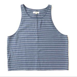 MADEWELL CROP TANK STRIPED